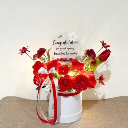 Bloom Box Akrilik Ucapan Grand Opening Tambun